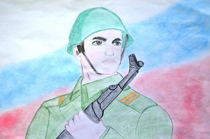 60 рисунков солдата #9