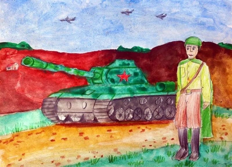 60 рисунков солдата #31