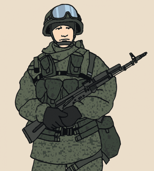 60 рисунков солдата #5