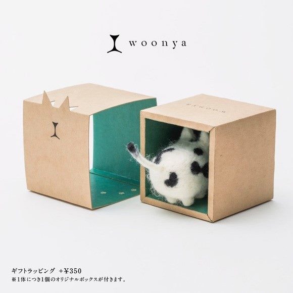 Woonya: очаровательные японские котики из шерсти #11