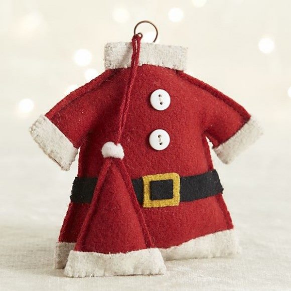 Дед Мороз, Санта Клаус и Снегурочка из фетра #91