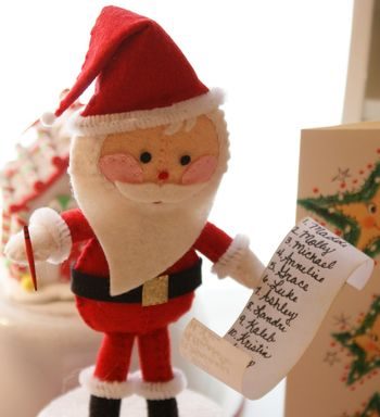Дед Мороз, Санта Клаус и Снегурочка из фетра #40