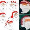 Дед Мороз, Санта Клаус и Снегурочка из фетра #81