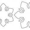 Снежинки из фетра своими руками — 13 мк, шаблоны, идеи для вдохновения #58