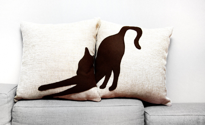 Подушка кот своими руками: выкройки, фото идеи, видео мастер-классы #65