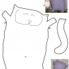 Подушка кот своими руками: выкройки, фото идеи, видео мастер-классы #53