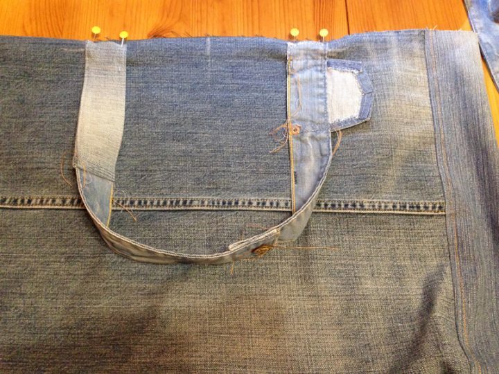 Как из старых джинсов сшить сумку: мастер-класс с фото и видео #58