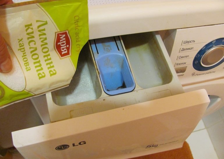 Эффективный способ почистить стиральную машину лимонной кислотой #1