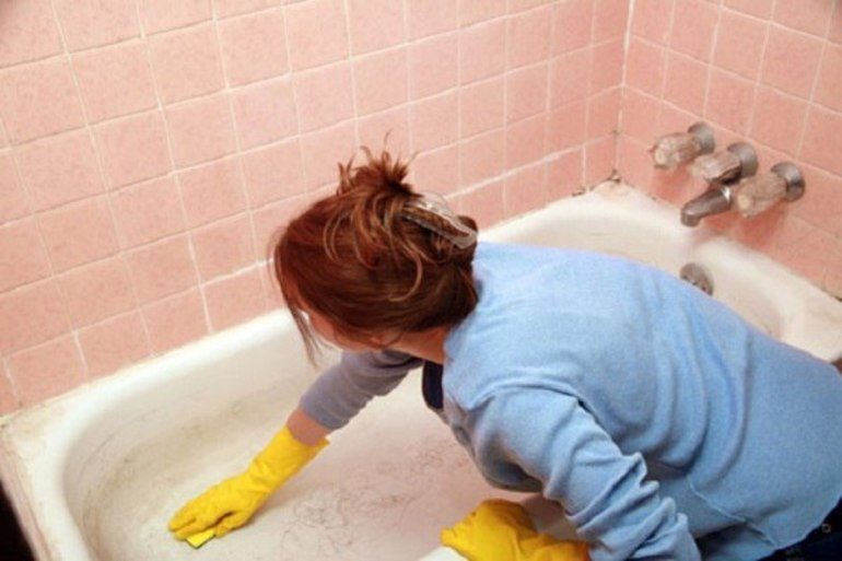 Жёлтый налёт на ванне: как очистить её в домашних условиях #3