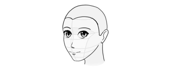 Как правильно нарисовать лицо девушки или парня в стиле аниме #51