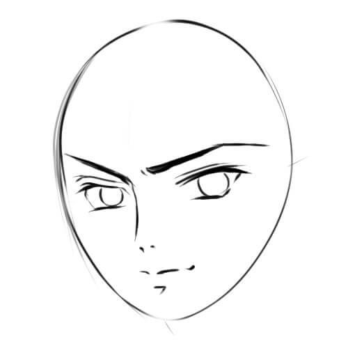 Как правильно нарисовать лицо девушки или парня в стиле аниме #87