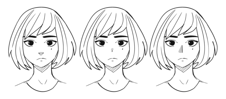 Как правильно нарисовать лицо девушки или парня в стиле аниме #12