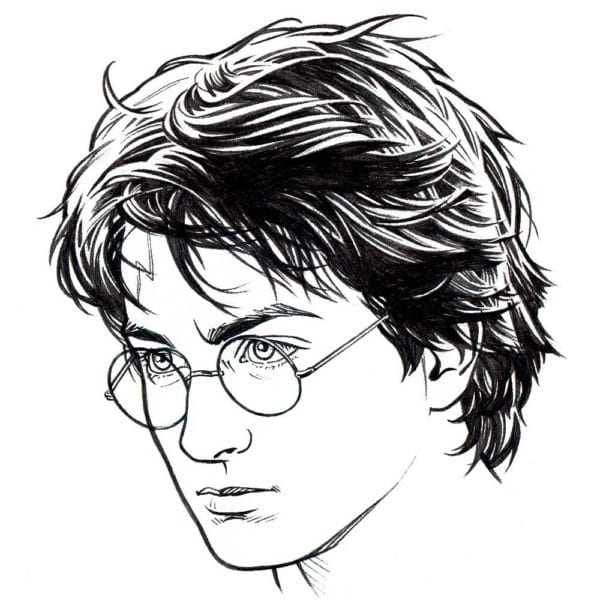 Гарри Поттер картинки для срисовки