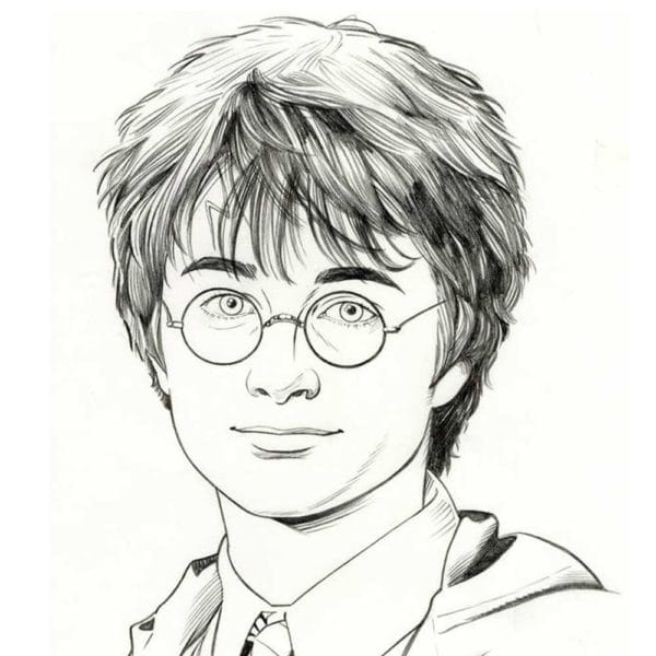 Гарри Поттер картинки для срисовки