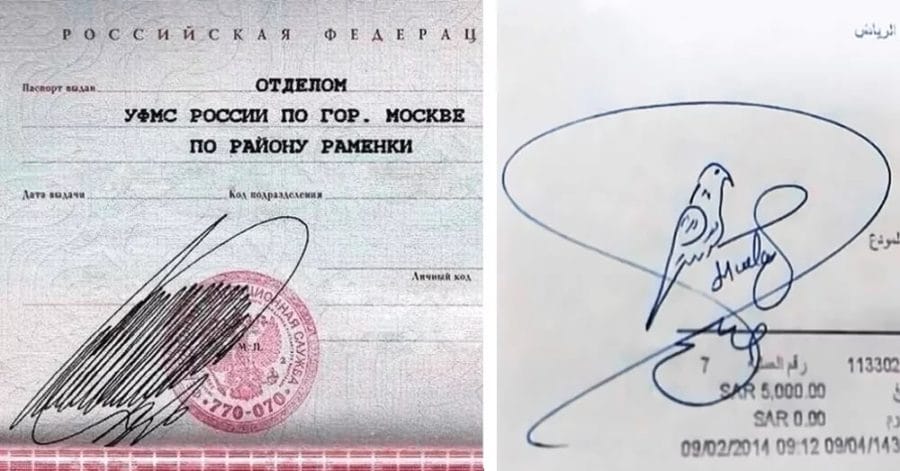 100 красивых подписей для паспорта и не только