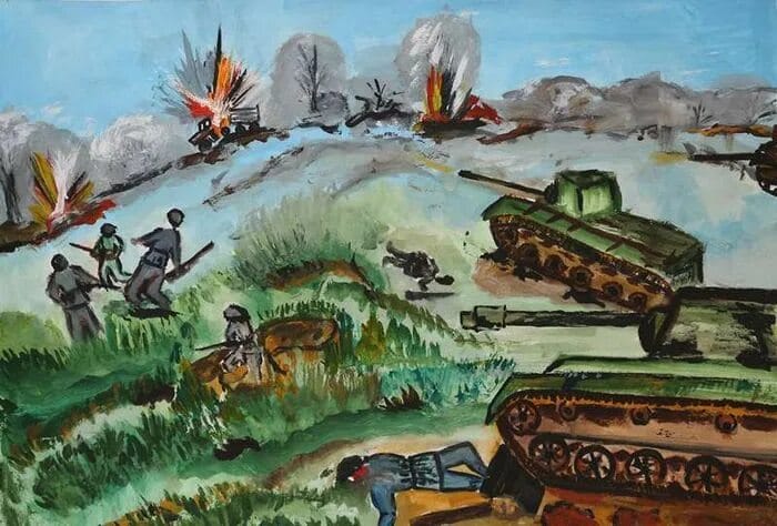 150 рисунков на тему войны и победы