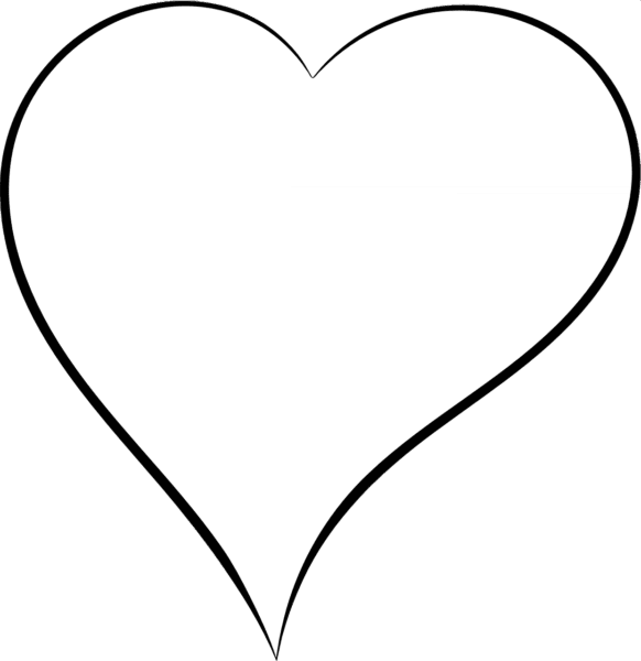 105 шаблонов сердца для вырезания из бумаги
