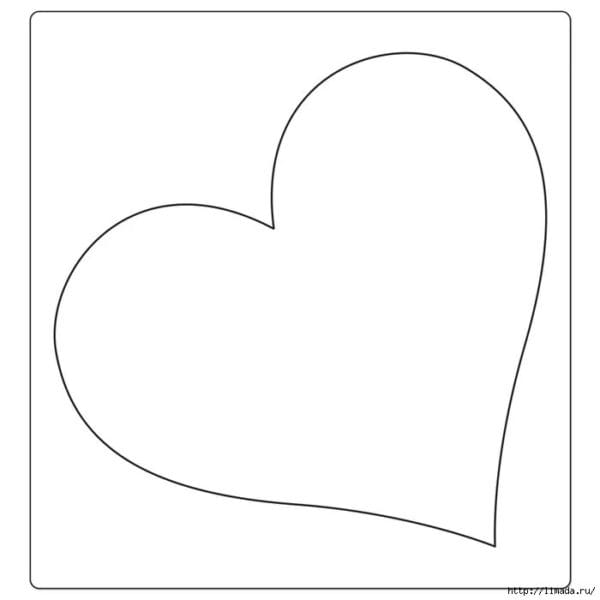 105 шаблонов сердца для вырезания из бумаги