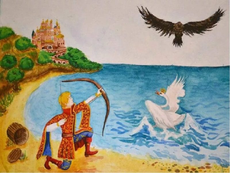 80 иллюстраций к «Сказке о царе Салтане»
