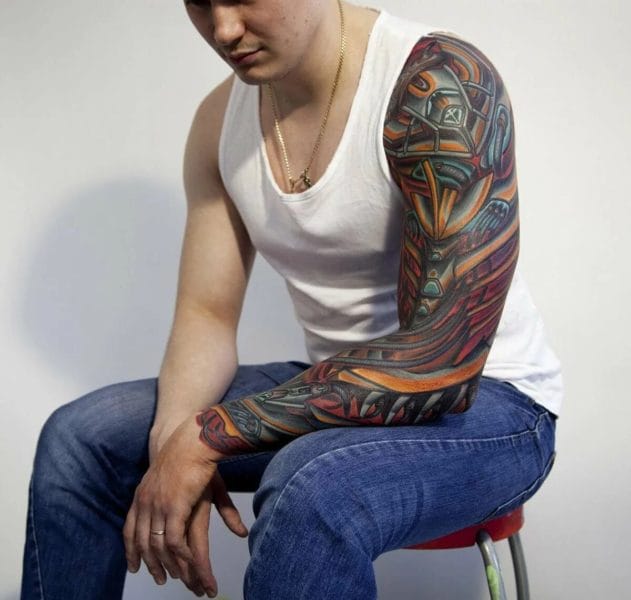 175 мужских татуировок рукав