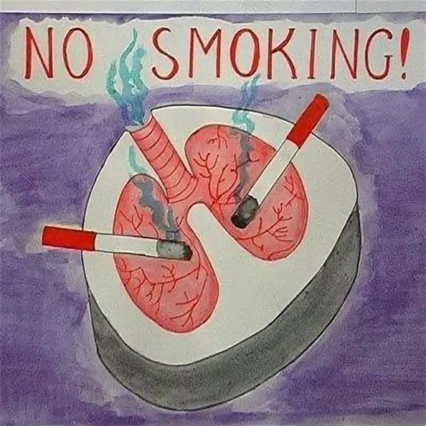 100 рисунков против курения
