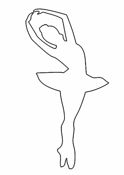 Балерина: 110 шаблонов для вырезания и распечатки