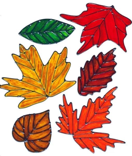 Осенние листья: 70 шаблонов для вырезания и распечататки