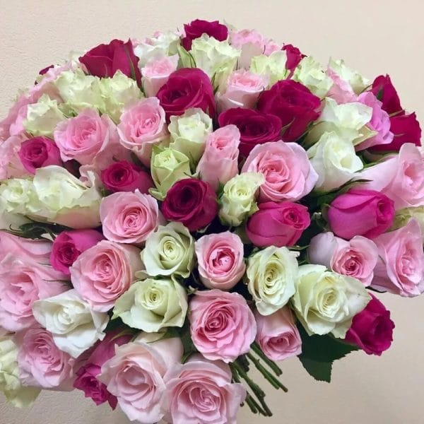 Красивые букеты роз: 170 фото
