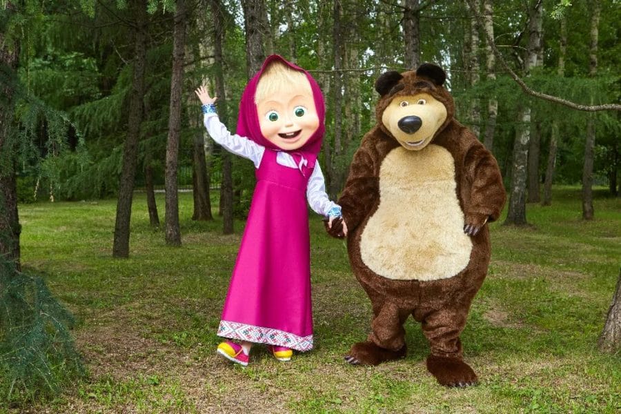 Маша и Медведь: 100 картинок/фото для печати и не только