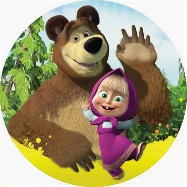Маша и Медведь: 100 картинок/фото для печати и не только