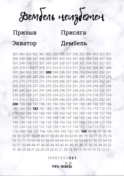 30 ДМБ календарей для девушек и солдат