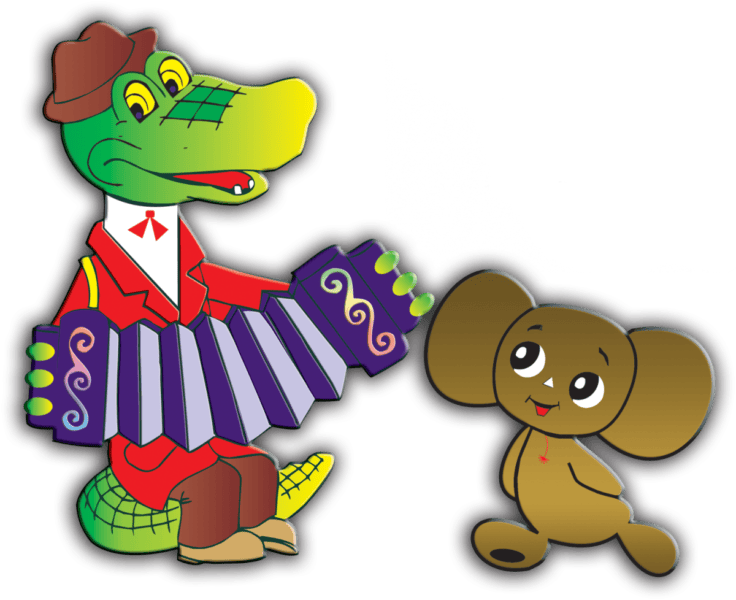 Крокодил Гена и Чебурашка: 75 картинок с героями мультфильма