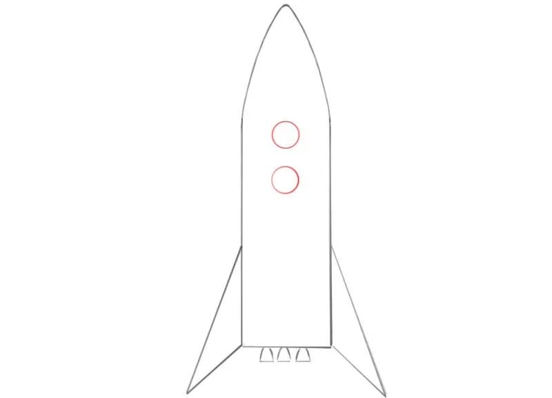 Как нарисовать ракету: 90 рисунков