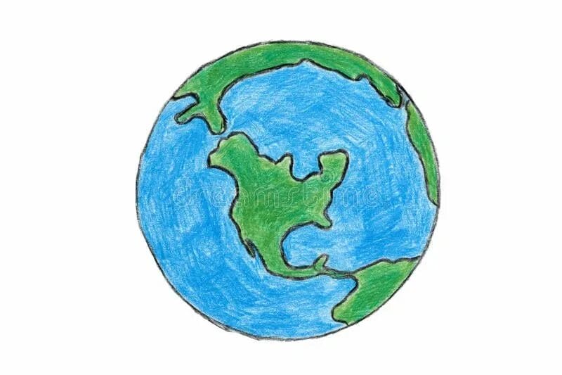 90 рисунков нашей планеты «Земля»