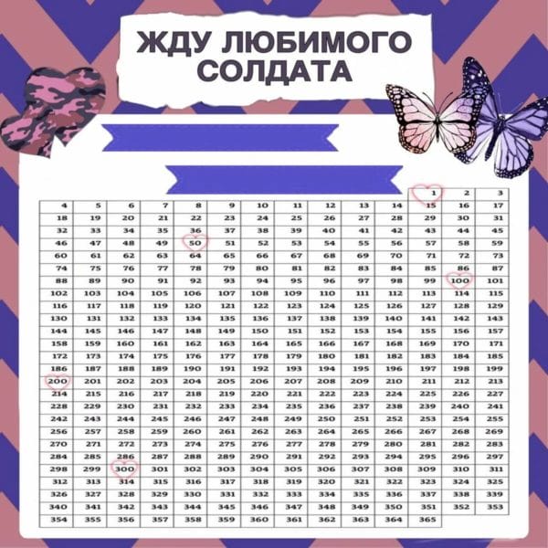 30 ДМБ календарей для девушек и солдат