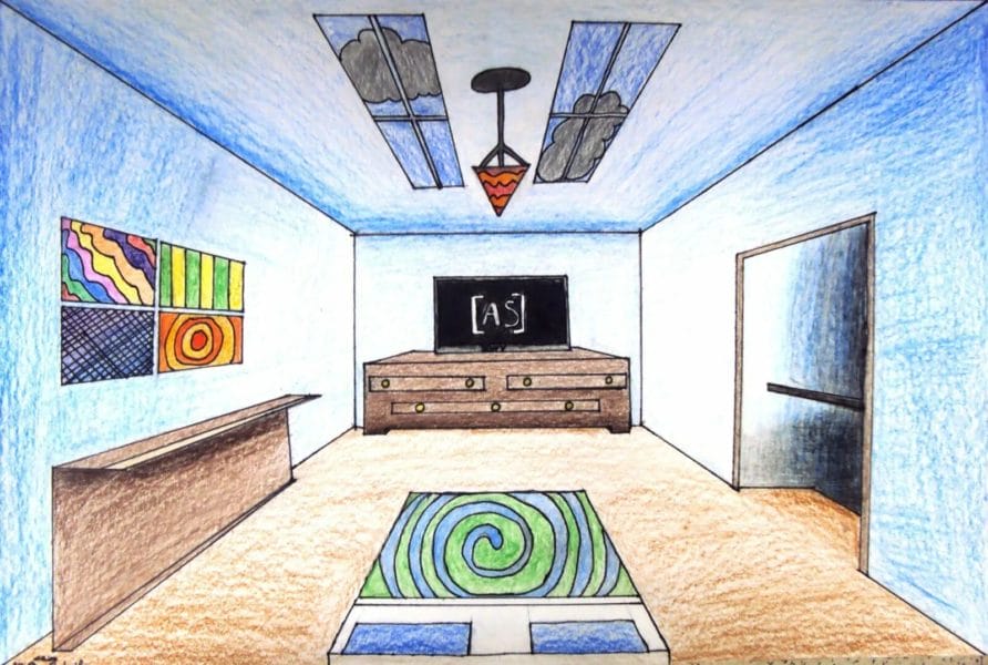 Дизайн комнаты: 110 рисунков