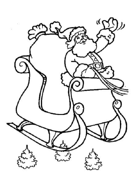 Сани Деда Мороза: 80 шаблонов для вырезания