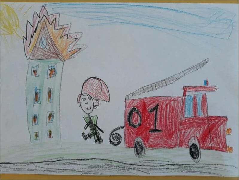 Как нарисовать пожарную машину: 110 картинок для детей