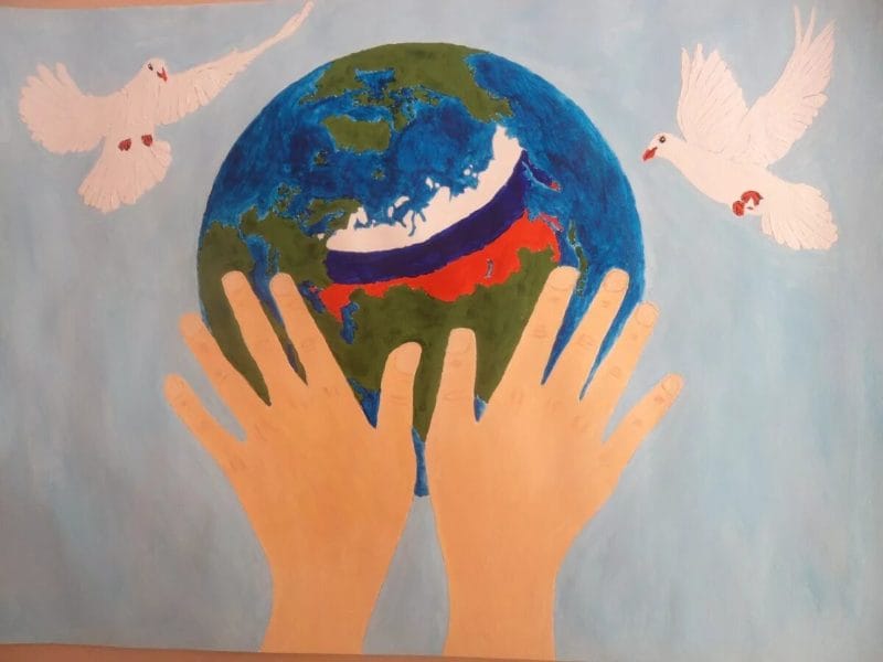 75 рисунков на тему Мир