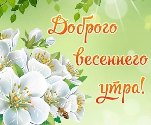 С добром мартовским утром! 80 открыток