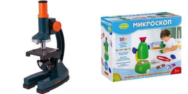 Подарки мальчику на 5 лет на день рождения: микроскоп