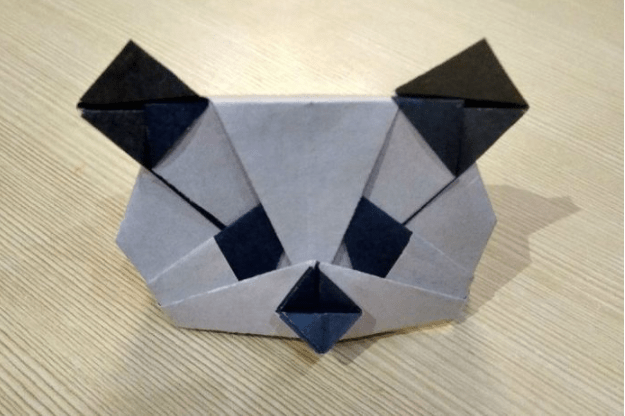 Панда оригами
