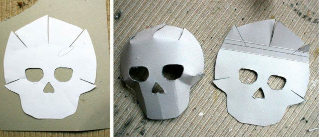 Бумажный череп