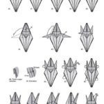 Жук-голиаф оригами, схема