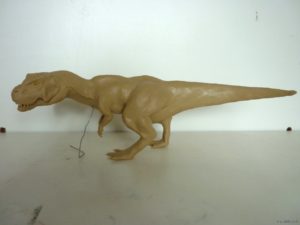 Тираннозавр из пластилина