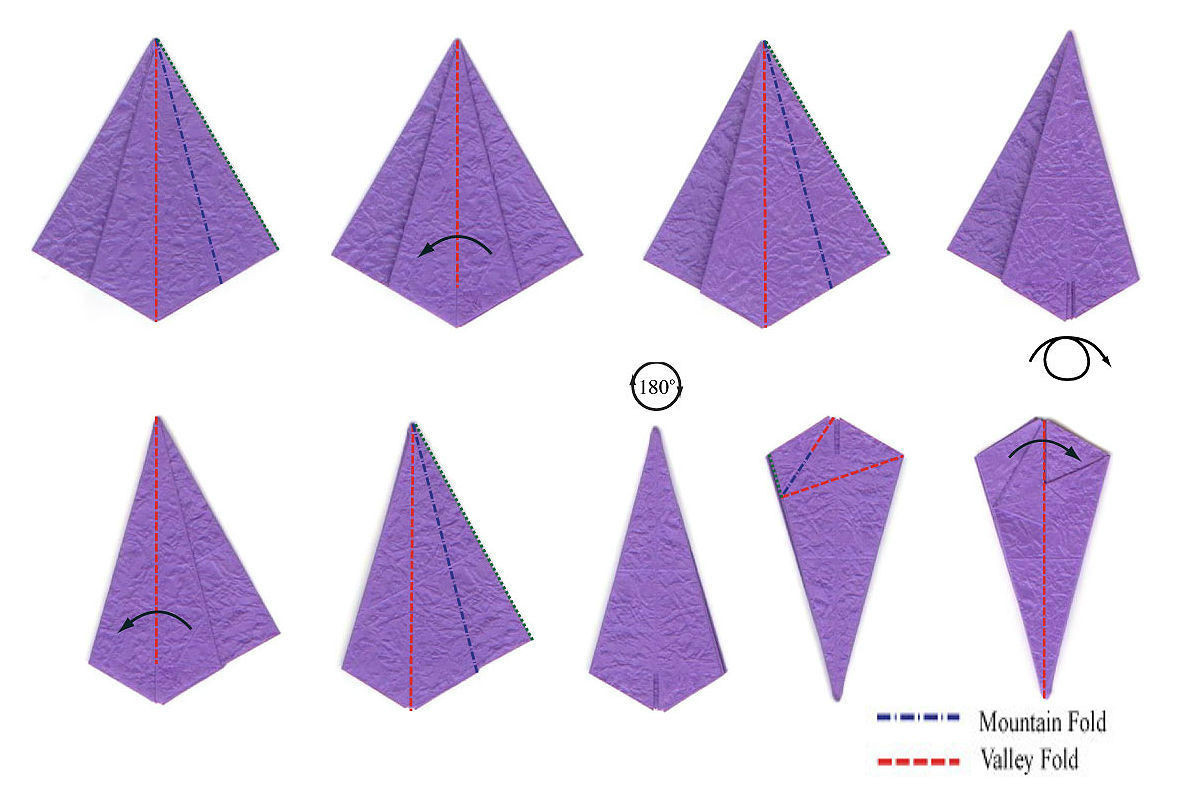 Изысканное оригами ирис 3