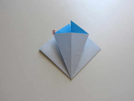 Василек оригами