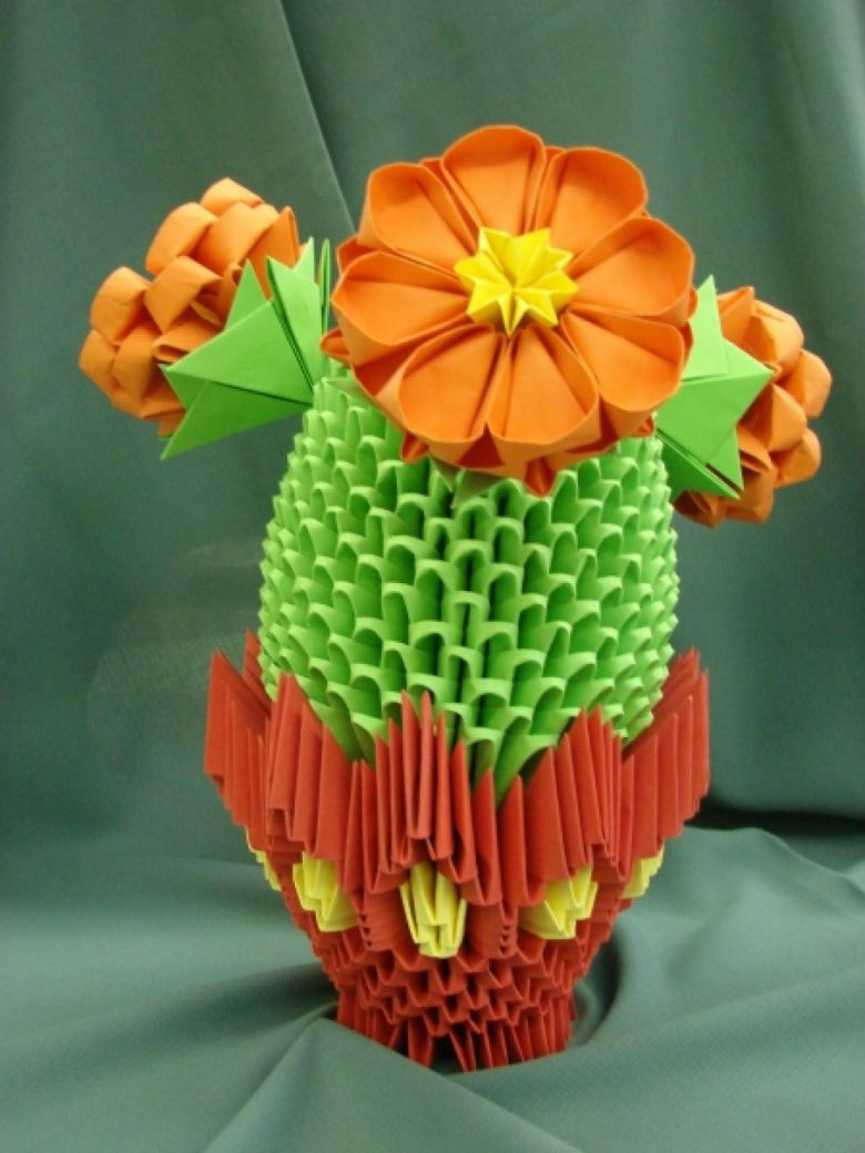 модульные оригами цветы