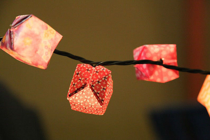 Водяная бомбочка оригами