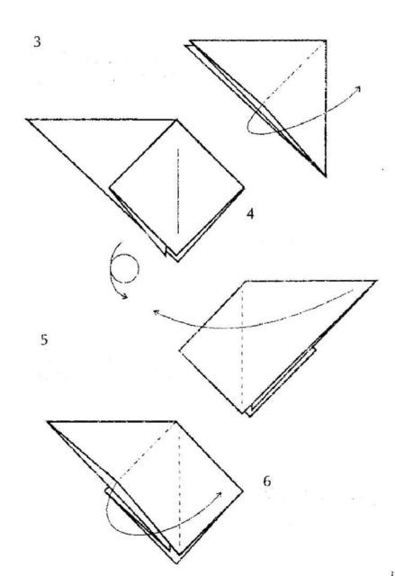 Композиция из цапель оригами